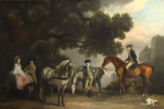 londongallery/george stubbs - the milbanke and melbourne families